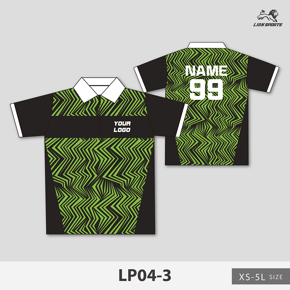 拉鍊POLO衫-LP04